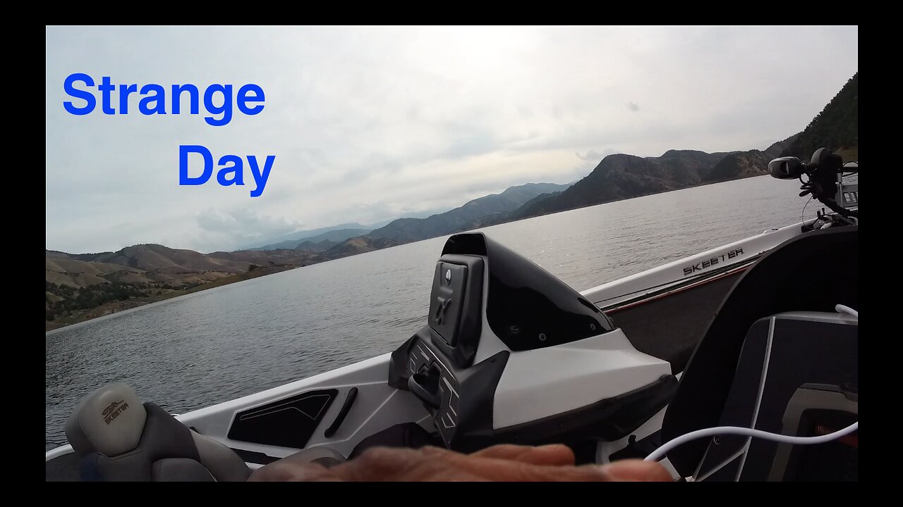 Somewhat a strange day at Pine Flat Lake