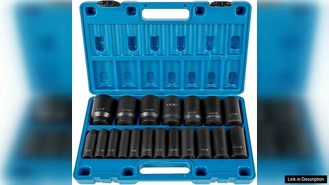 VEVOR Impact Socket Set 1/2 Inches 19 Piece Impact Sockets Deep Socket Review