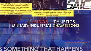 CIA & SAIC-A Military Industrial Complication-Who is Science Applications International Corporation?