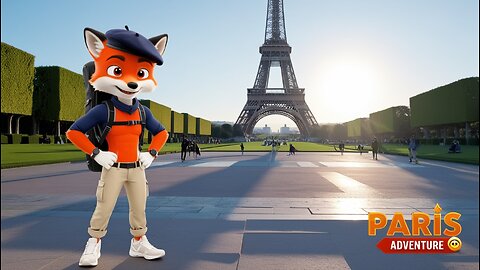 Paris Adventure with Tiko Bhai – Eiffel Tower, Montmartre & Night Views! 🦊🇫🇷