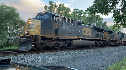 Lightning Fast CSX Train part 35 Rapid Return