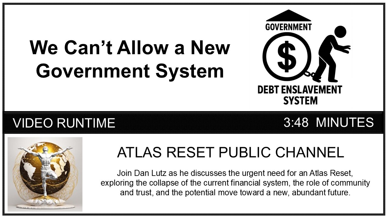 We Can't Allow A New Government System