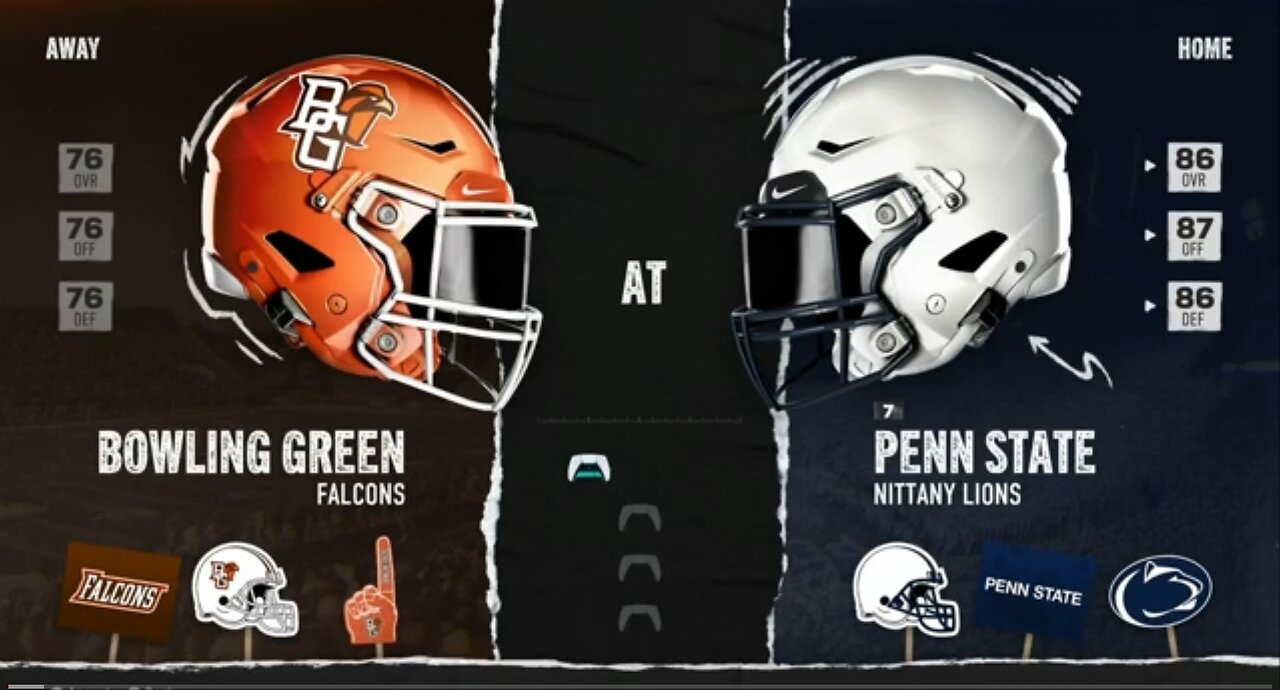 Ep2 Bowling Green vs #7 Penn State: Down to the very last play!