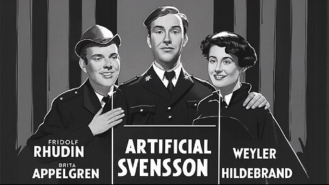 ARTIFICIAL SVENSSON(1929) Fridolf Rhudin, Brita Appelgren & Weyler Hildebrand|Comedy|Nostalgic Flick