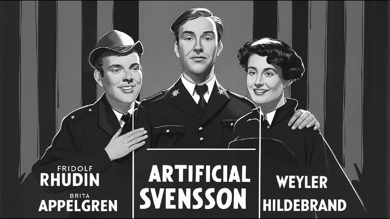 ARTIFICIAL SVENSSON(1929) Fridolf Rhudin, Brita Appelgren & Weyler Hildebrand|Comedy|Nostalgic Flick