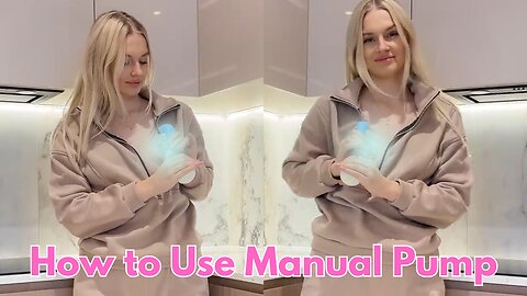 How to Use a Manual Breast Pump | Easy Step-by-Step Guide for New Moms #breastfeeding #breastpump