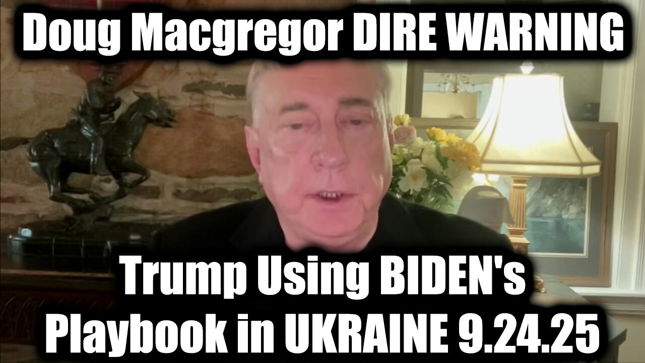 DIRE WARNING 9.24.25 - Trump Using BIDEN's Playbook in UKRAINE