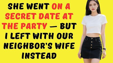 She Went on a Secret Date at the Party — But I Left With Our Neighbor’s Wife Instead #reddit