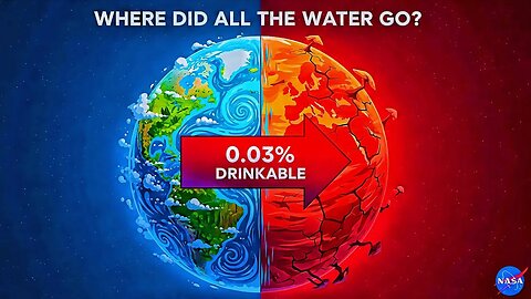 Where Is Earth’s Water? | NASA GPM (Only 0.03 % Drinkable)