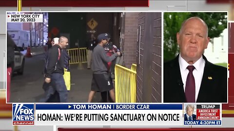Tom Homan: These cities are ON NOTICE