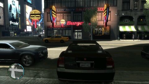 GTA IV - Driving Inside of Burger Shot & Cluckin' Bell