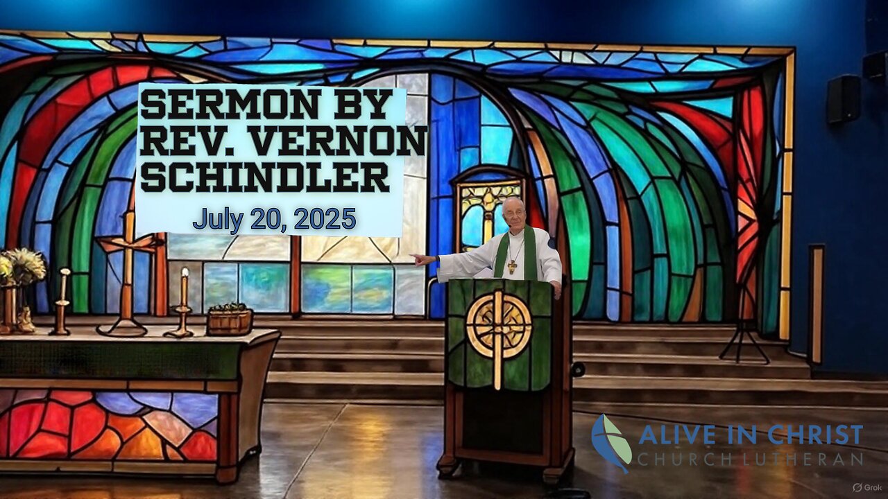 Sermon: by Rev. Vernon Schindler