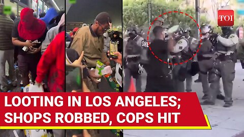 LA Riots: Widespread Looting & Attacks on Police (1992) | Uncensored Footage