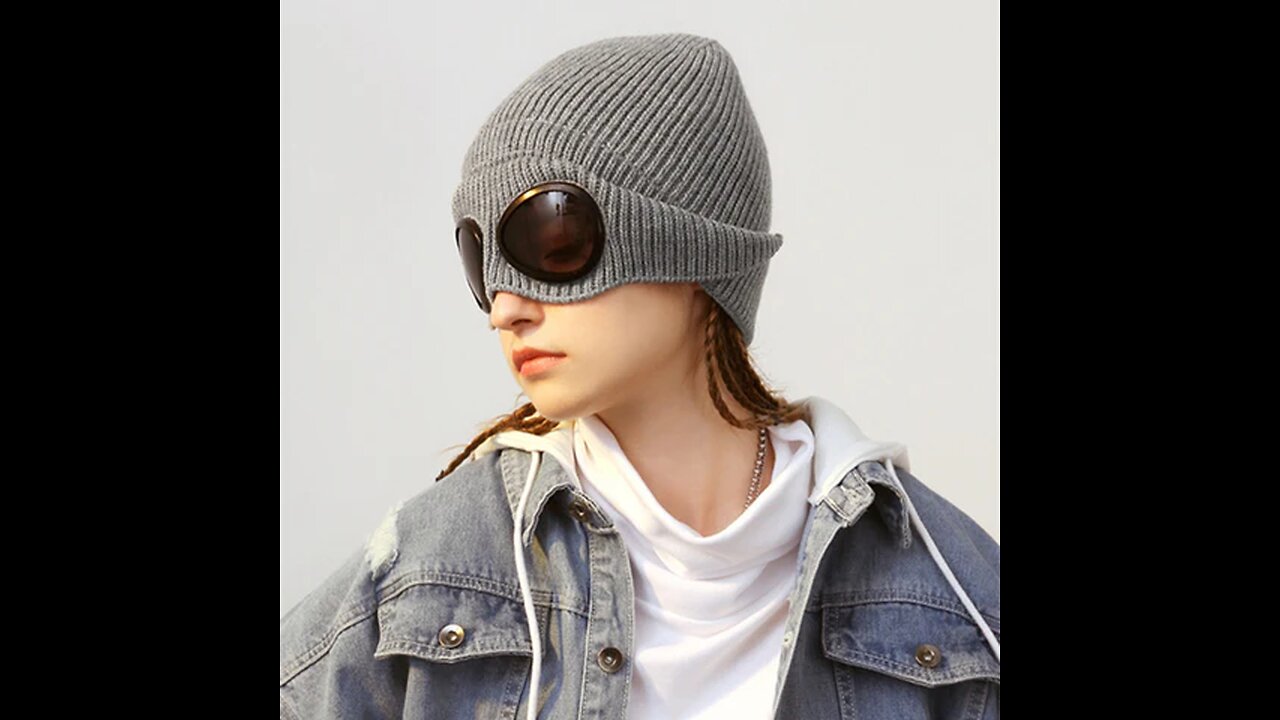 Sunglasses Knitted Hat