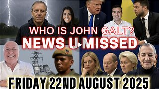 CHARLIEWARD DAILY NEWS WITH CHARLIE WARD & WARREN THORNTON FRIDAY 22ND AUGUST 2025