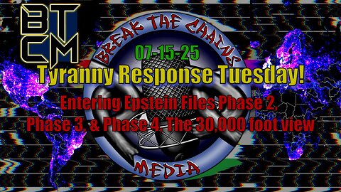 07-15-25 Entering Epstein Files Phase 2, Phase 3, & Phase 4, The 30,000 foot View.