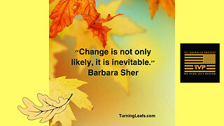 Change is not ...