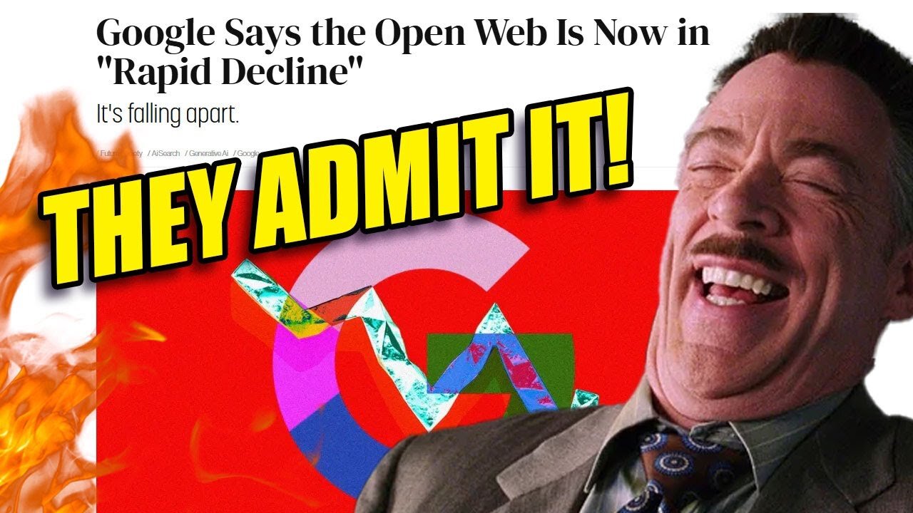 Google ADMITS To Destroying the Internet?! | Clownfish TV