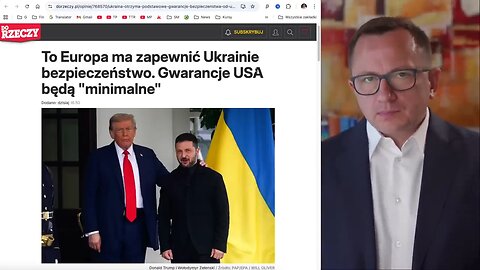Trump wycofuje USA i wpycha Europę w Wojnę! Sugeruje też atak na Rosję! Tomasz Piekielnik (22.08.2025)