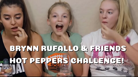 Beautiful Teen Girls 😘 Brynn Rumfallo 🔥 Hot Pepper Challenge 👀 2K HD