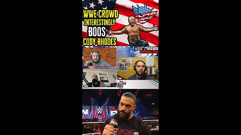 WWE Crowd BOOS Cody Rhodes