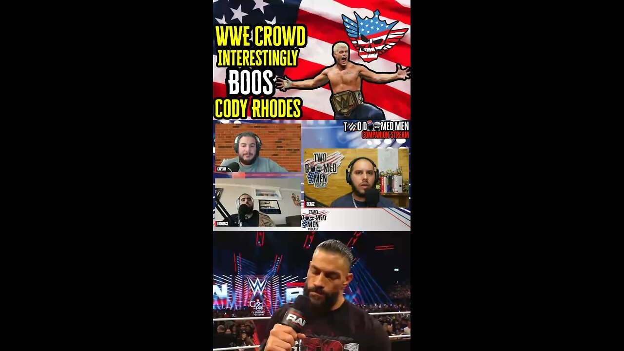 WWE Crowd BOOS Cody Rhodes