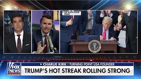 JUST IN: Charlie Kirk says Trump is going for the “TRIFECTA” of wins
