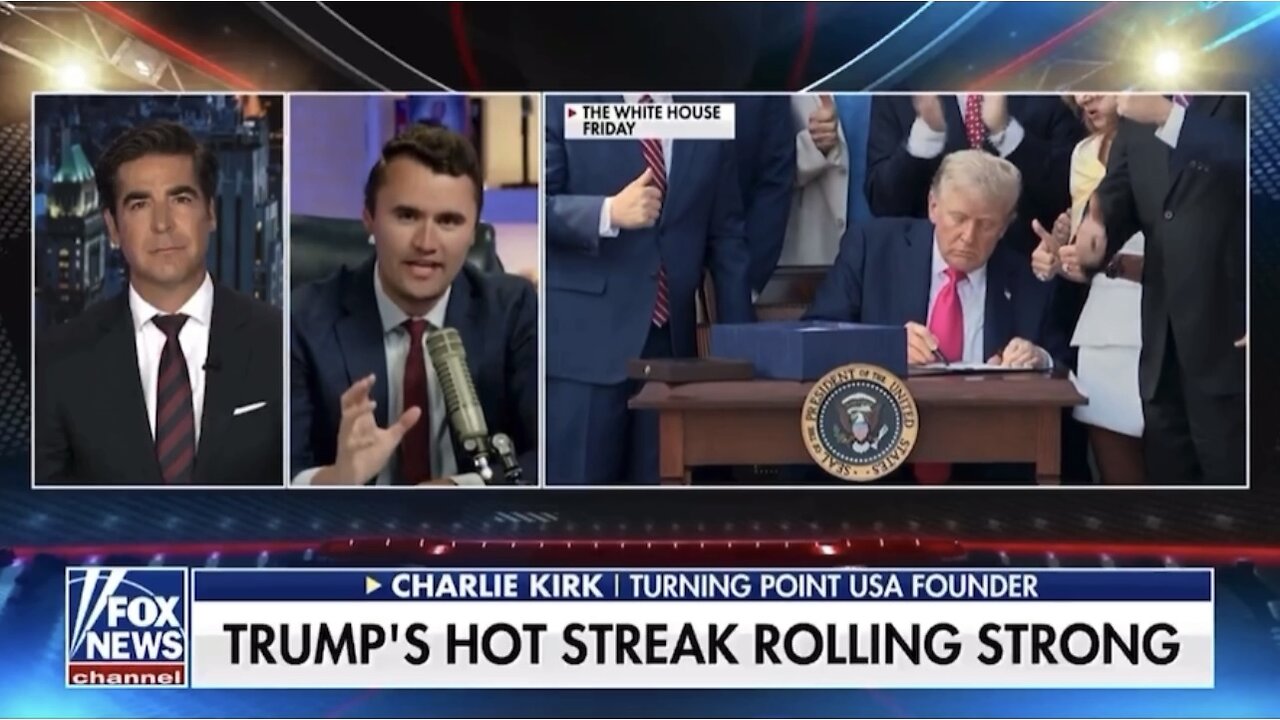 JUST IN: Charlie Kirk says Trump is going for the “TRIFECTA” of wins