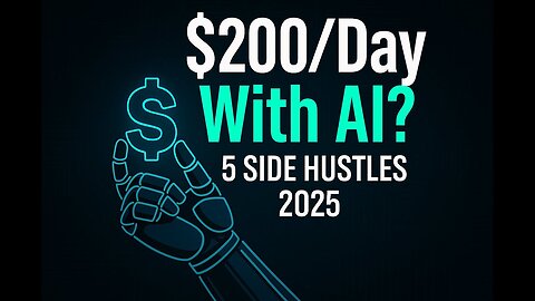 5 AI Side Hustles to Make Money in 2025 (No Experience Needed!)