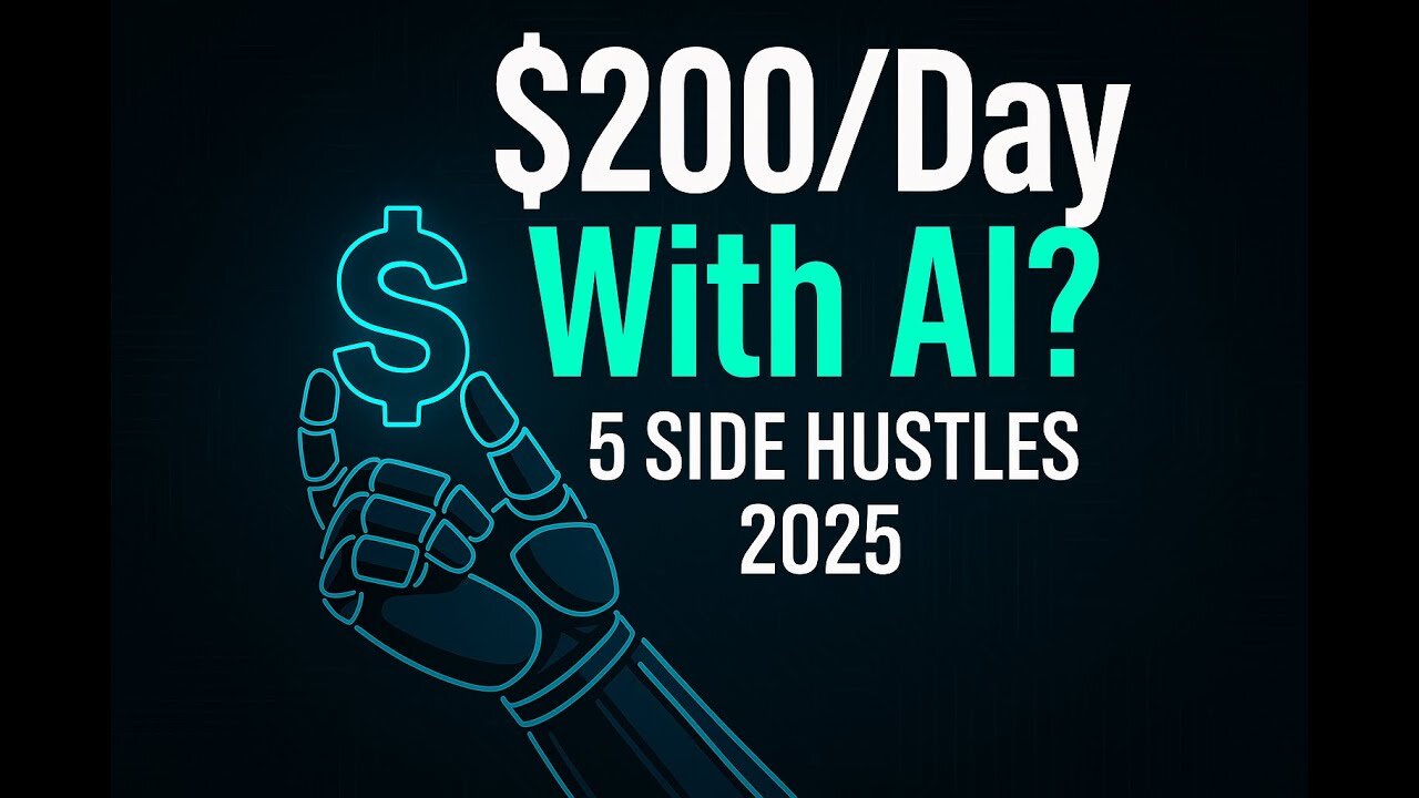 5 AI Side Hustles to Make Money in 2025 (No Experience Needed!)