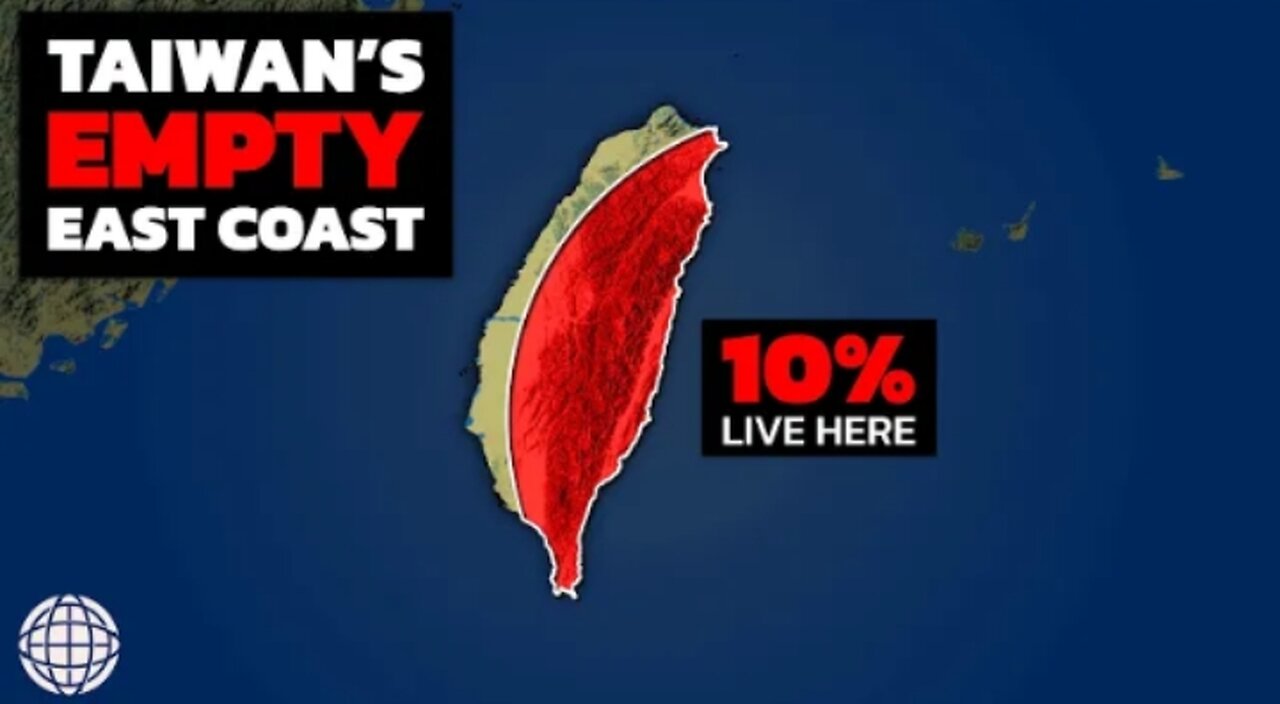 why so few people live on Taiwan's East coast