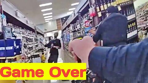 Game Over: Officers Shoot Knife-Wielding Suspect After He Throws Wine Bottles At Them!