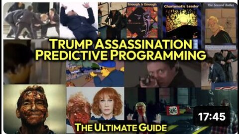 "Scripted Hoax: Ultimate Guide to Predictive Programming of Trump Assassination"