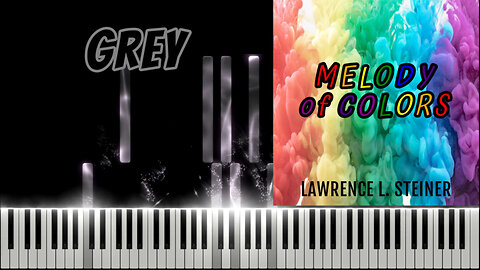 GREY – Melody of Colors | Piano Tutorial & MIDI Visualization