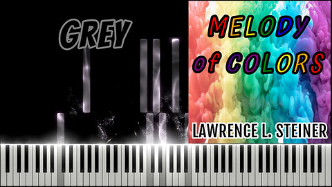 GREY – Melody of Colors | Piano Tutorial & MIDI Visualization