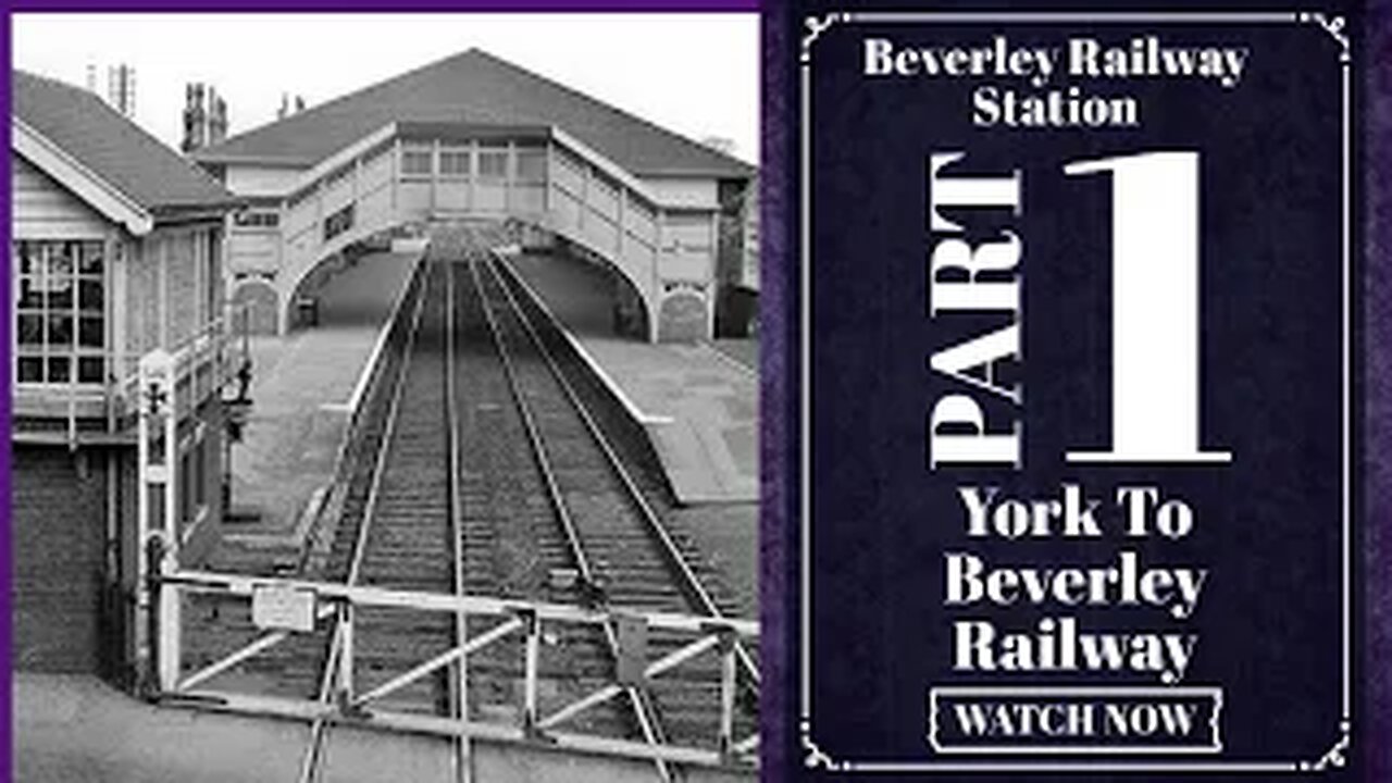 The Disused York To Beverley Railway, The Hudson Way. Beverley railway Station. Part 1