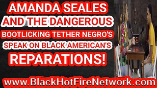 AMANDA SEALES AND THE DANGEROUS BOOTLICKING TETHER NEGRO'S SPEAK ON BLACK AMERICANS REPARATIONS!