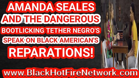 AMANDA SEALES AND THE DANGEROUS BOOTLICKING TETHER NEGRO'S SPEAK ON BLACK AMERICANS REPARATIONS!