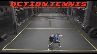 Under Duress: Beautiful Backhand at end of the point Just misses!