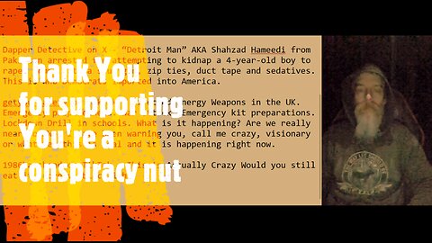Shahzad Hameedi-sexual assault charges in America and Canada, Energy Weapons in UK, Glowing Corn