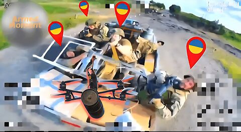 What the News Won’t Show You: Relentless Drone Strike on Ukrainian Soldiers#warzone #russia