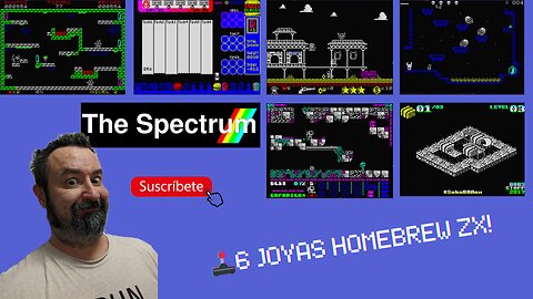 🚀 6 JUEGOS Homebrew INCREÍBLES para ZX Spectrum | Gameplay y Opinión 💬