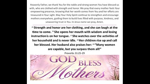 May 11th Service
