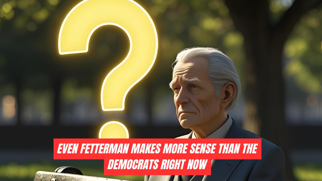 Even Fetterman Makes More Sense Than Most Democrats Now