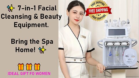 customer reviews about this 7-in-1 Facial Cleansing And Beauty Equipment for self-care