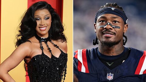Cardi B Cheers on Boyfriend Stefon Diggs at Patriots Game
