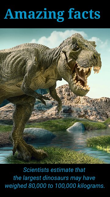 Amazing fact about Dinasaur