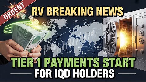 RV Breaking News 🔥 Tier 1 Payments Start for IQD Holders 💥 Iraqi Dinar News