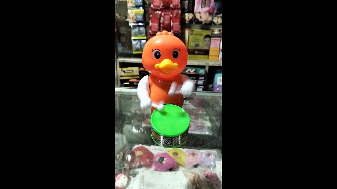 Dancing Toy Bird Playing Drum 🐥🥁