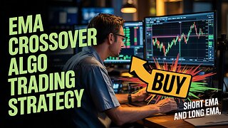 EMA Crossover Algo Trading Strategy | Short & Long EMA | Python Code Using Pandas & TA | Deployment